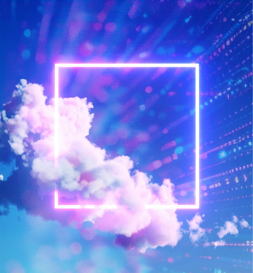 Green computing illustration with tree and digital circuit