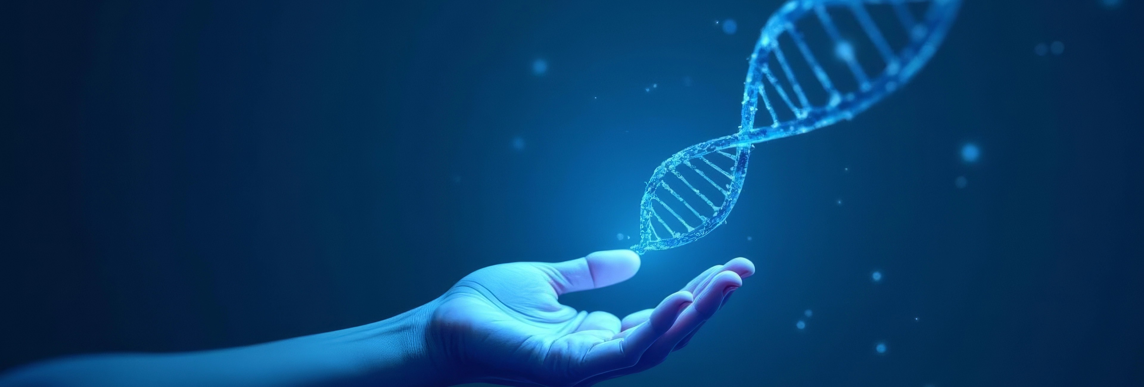 Banner showcasing digital transformation and AI innovation services for pharma and biotech enterprises